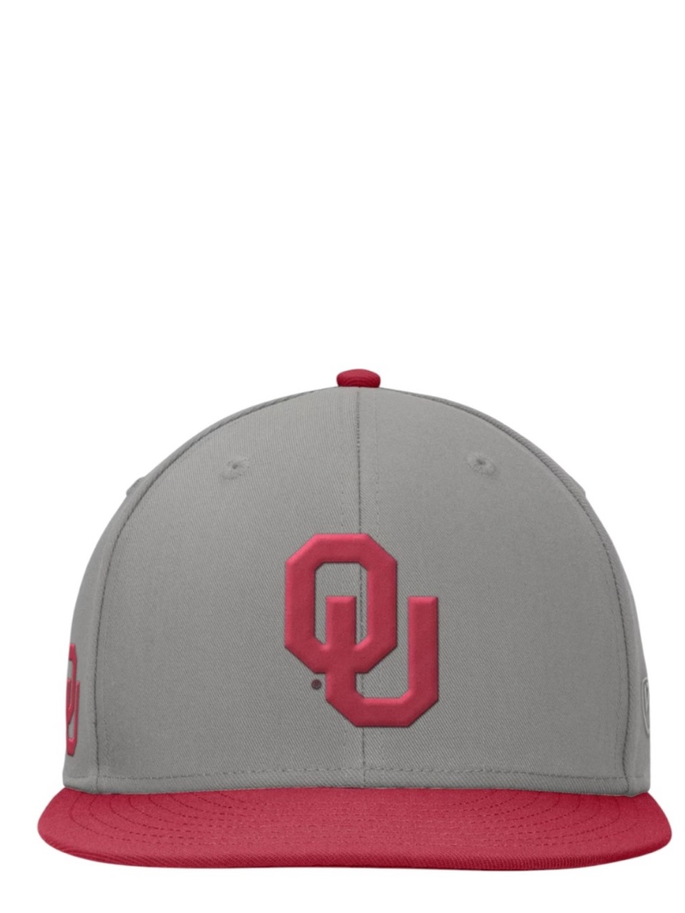 Men’s Top of the World Gray/Crimson Oklahoma Sooners Rally Fitted Cap New 7 1/2